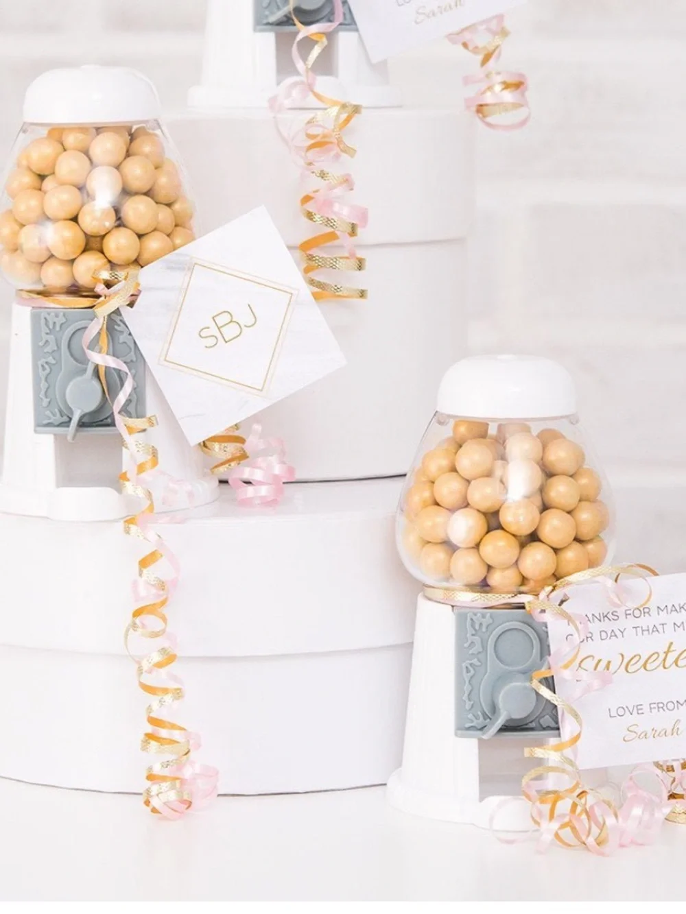 New White Gumball Machine Party favor, or decorations  Home Party Supplies